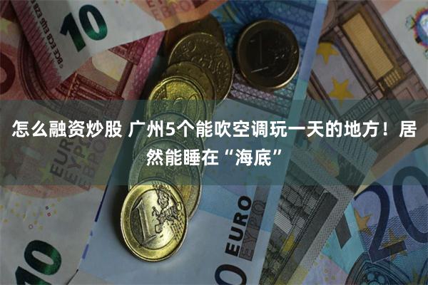 怎么融资炒股 广州5个能吹空调玩一天的地方！居然能睡在“海底”