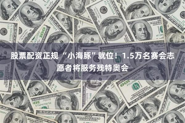 股票配资正规 “小海豚”就位！1.5万名赛会志愿者将服务残特奥会