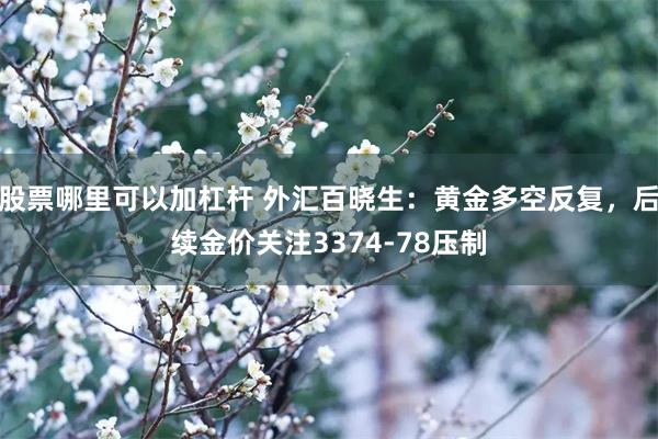 股票哪里可以加杠杆 外汇百晓生：黄金多空反复，后续金价关注3374-78压制