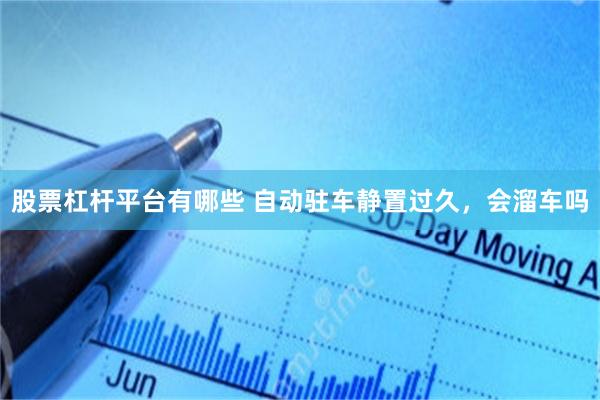 股票杠杆平台有哪些 自动驻车静置过久，会溜车吗