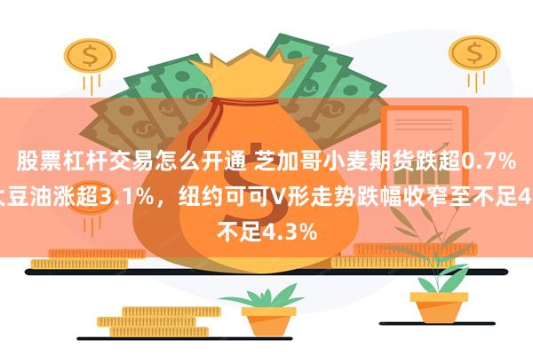 股票杠杆交易怎么开通 芝加哥小麦期货跌超0.7%,大豆油涨超3.1%,纽约可可V形走势跌幅收窄至不足4.3%