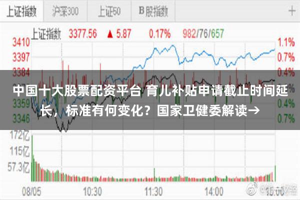 中国十大股票配资平台 育儿补贴申请截止时间延长，标准有何变化？国家卫健委解读→