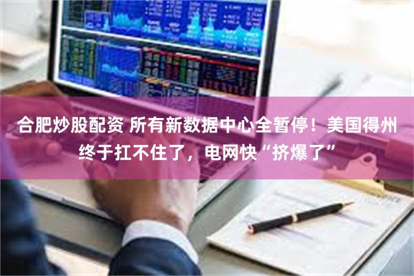 合肥炒股配资 所有新数据中心全暂停！美国得州终于扛不住了，电网快“挤爆了”
